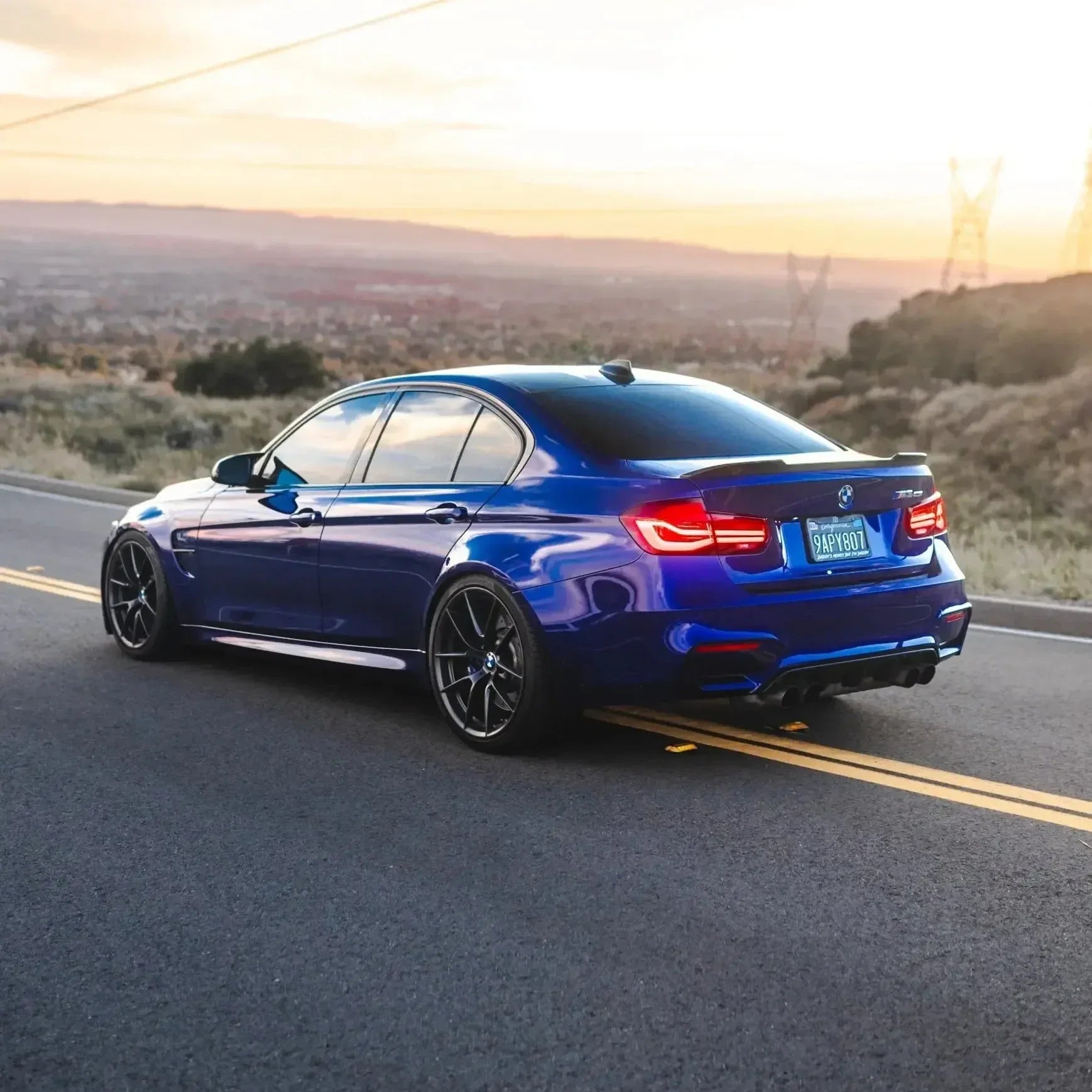 CS Style Carbon Fiber Trunk Spoiler - BMW F80 M3 & F30 3 Series