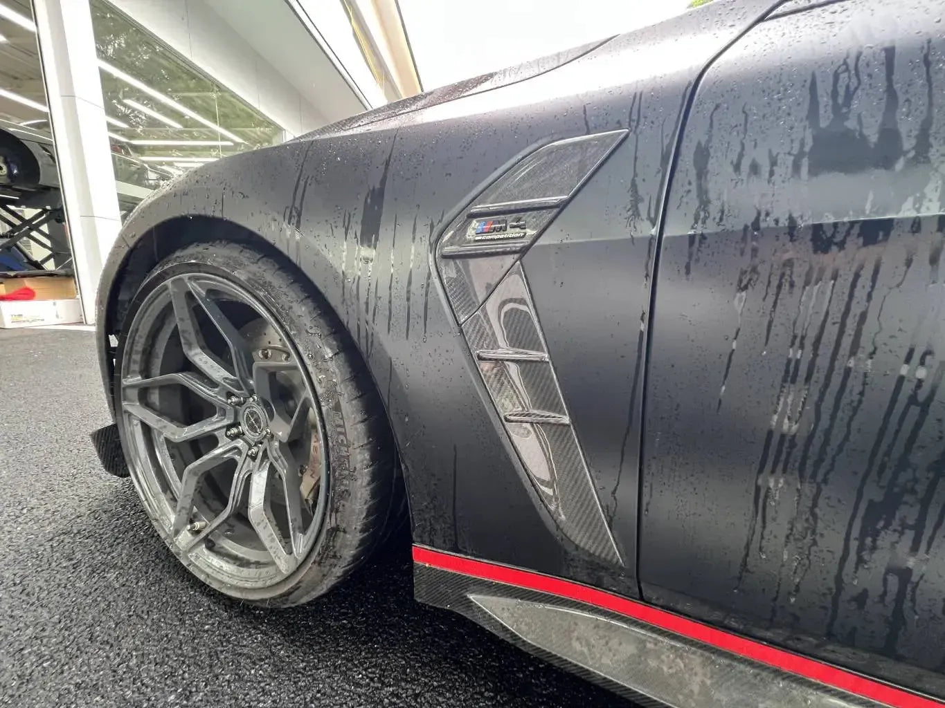 CSL Style Carbon Fiber Front Fender Trim Set - BMW G80 M3 & G82/G83 M4