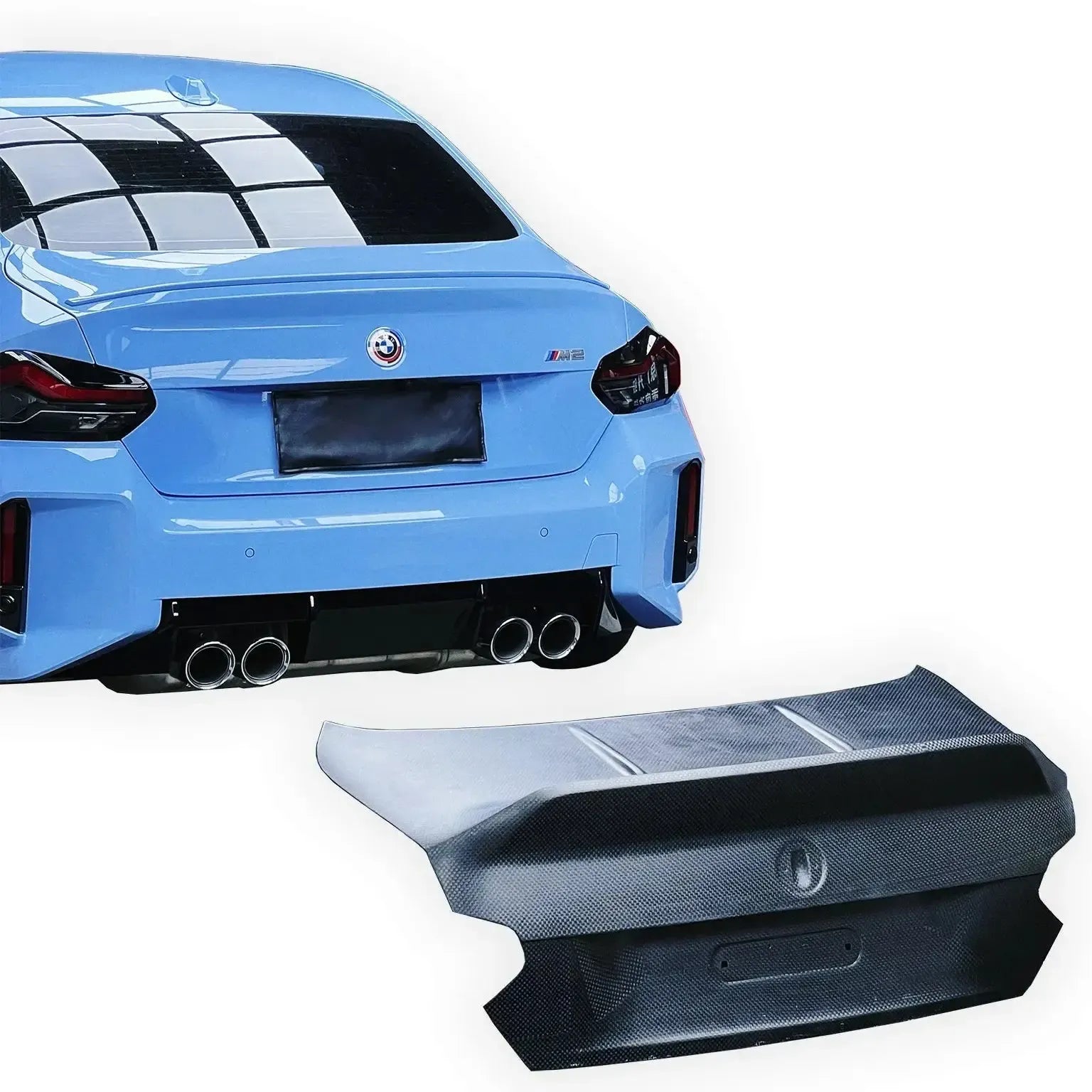 CSL Style Carbon Fiber Rear Trunk - BMW G87 M2