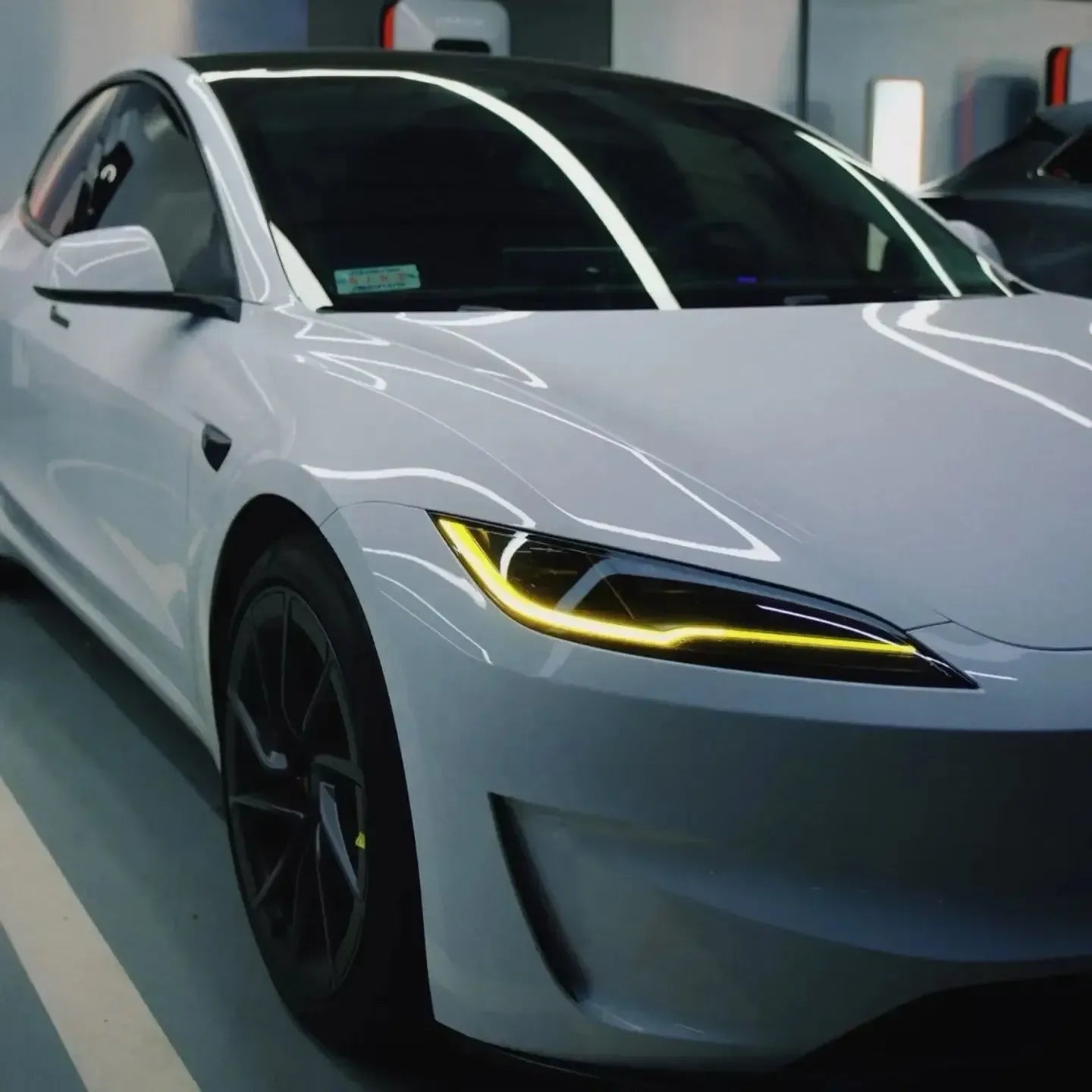 CSL Yellow DRL LED Module Set - New Tesla Model 3