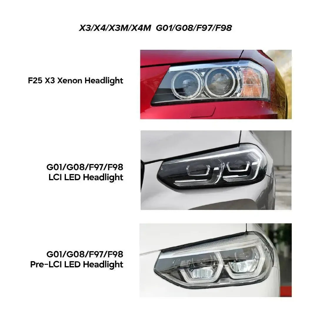 CSL Yellow Headlight DRL Module - BMW F97 X3M, F98 X4M, G01 X3 & G02 X4