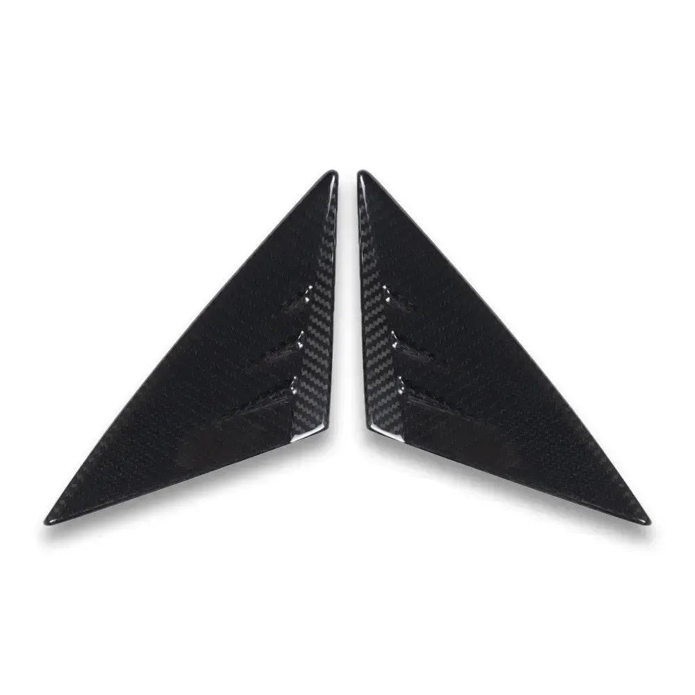 Carbon Fiber A-Pillar Triangle Trims - Mercedes Benz W177 A-Class & W118 CLA-Class
