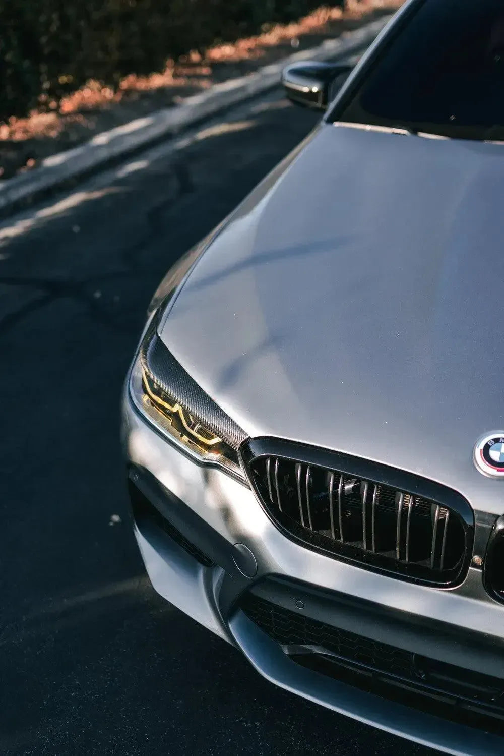 Carbon Fiber Eyelid Headlight Trim - BMW F90 M5