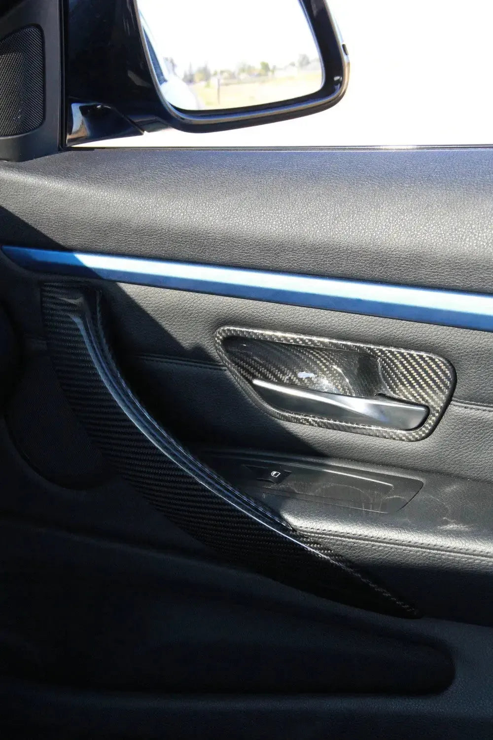 Carbon Fiber Interior Door Bowl Trim Set - BMW F Chassis