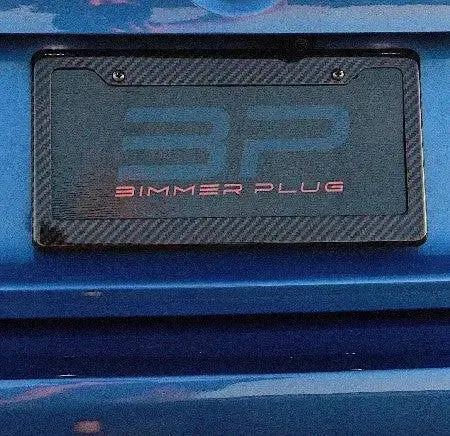 Carbon Fiber License Plate Frame - V2
