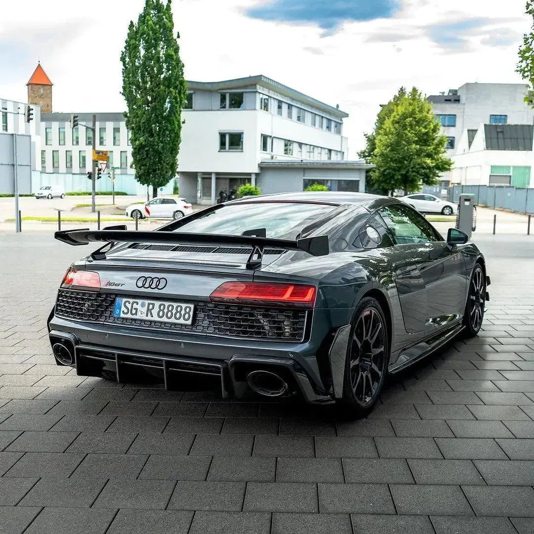 Carbon Fiber Rear Bumper Splitters - Audi R8 V10 Gen 2 Facelift