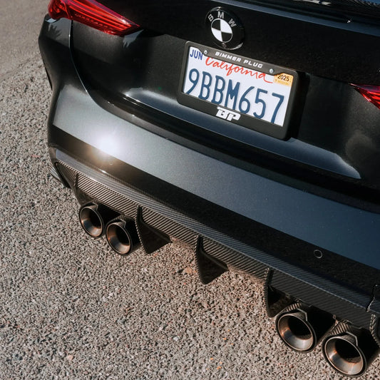 Carbon Fiber Rear Diffuser Trim - BMW G80 M3 & G82/G83 M4