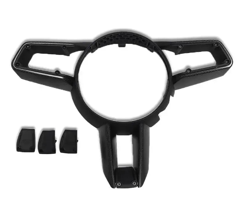 Carbon Fiber Steering Wheel Trim - Porsche 992 Carrera