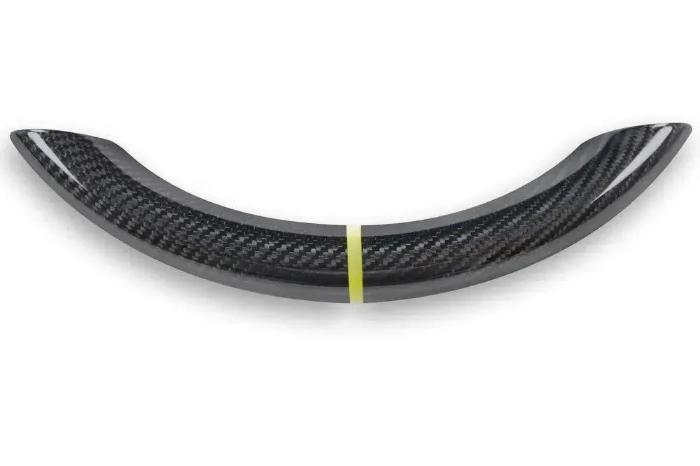 Carbon Fiber Steering Wheel Upper Cover - Tesla Model 3 & Y