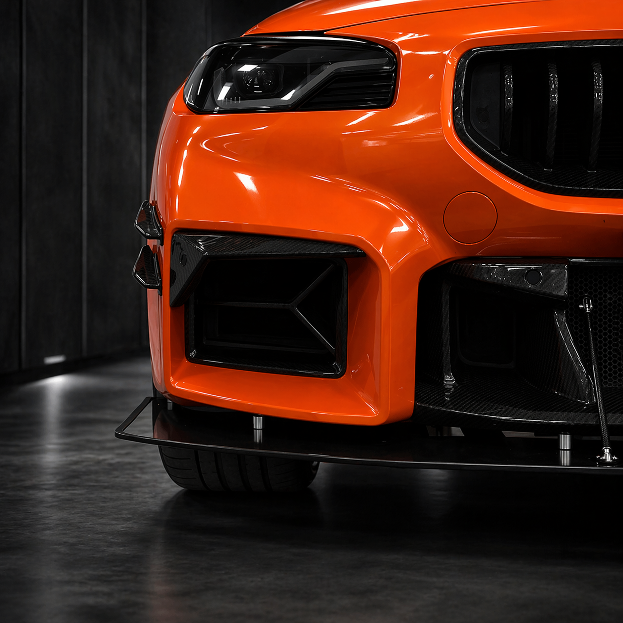 CT Style Carbon Fiber Front Air Ducts - BMW G87 M2