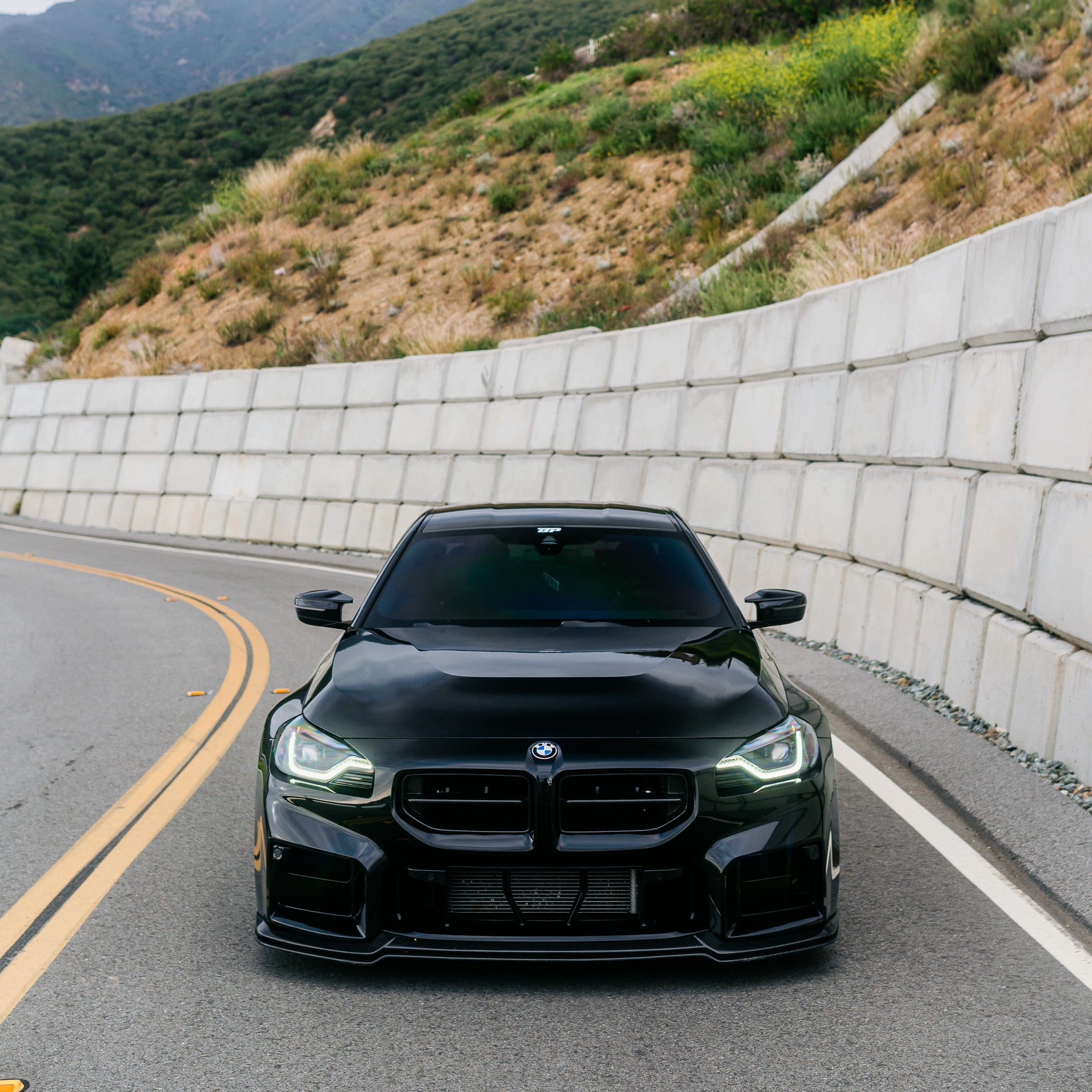 AN Style Carbon Fiber Front Grilles - BMW G87 M2