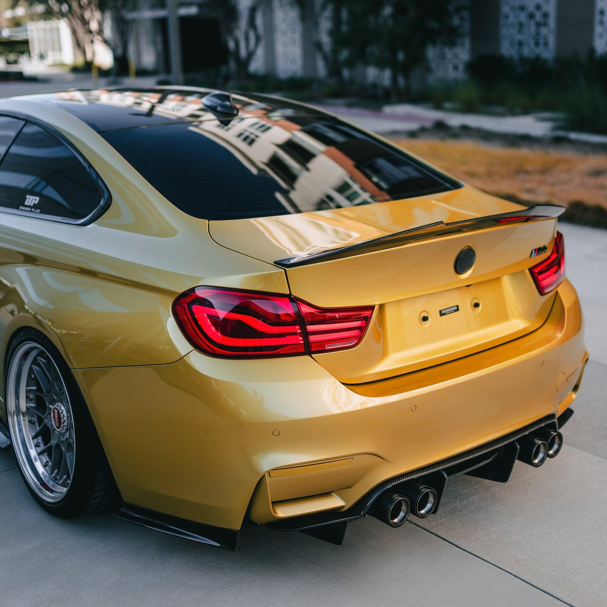 PSM Style Carbon Fiber Rear Diffuser - BMW F80 M3 & F82/F83 M4