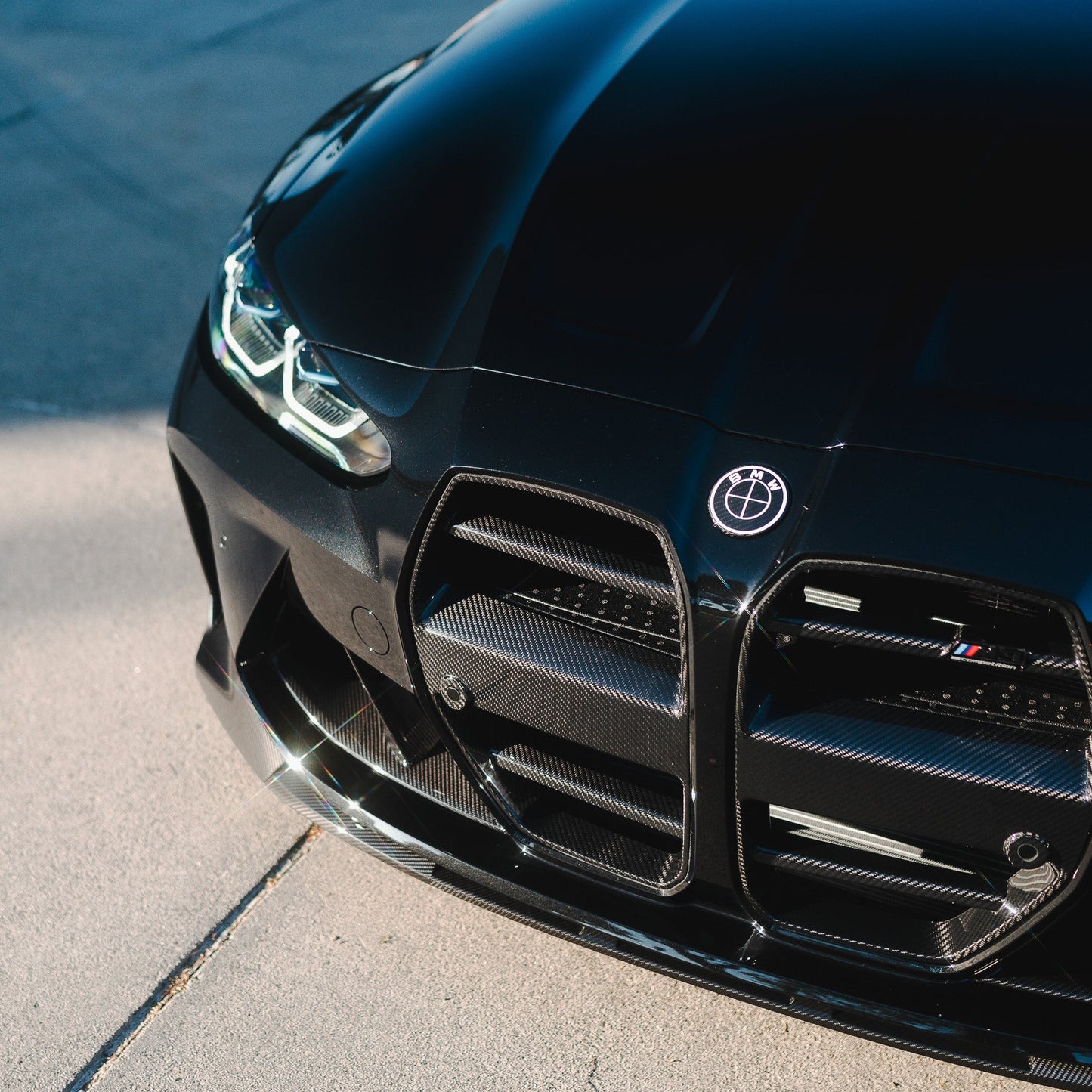 ST Style Carbon Fiber Front Grilles - BMW G80 M3 & G82/G83 M4