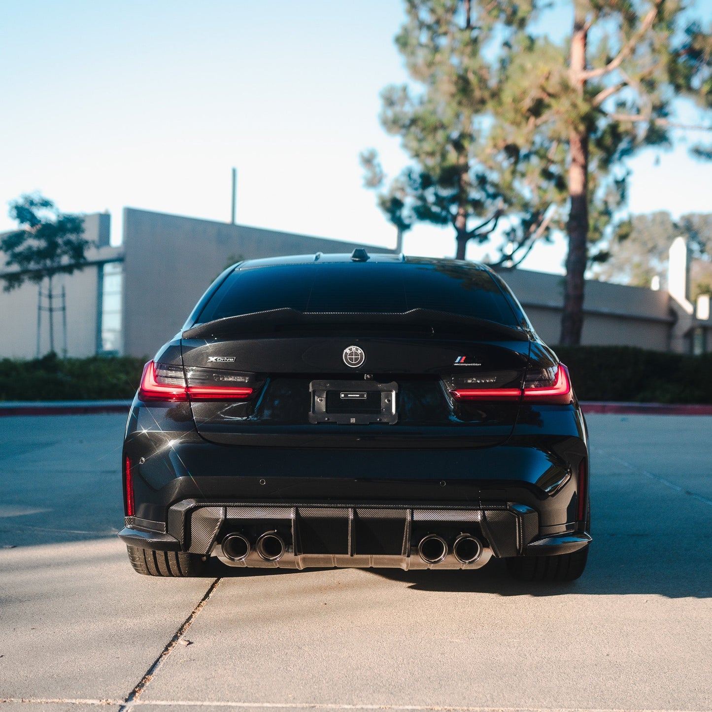 PSM High Kick Carbon Fiber Trunk Spoiler - BMW G80 M3 & G20 3 Series