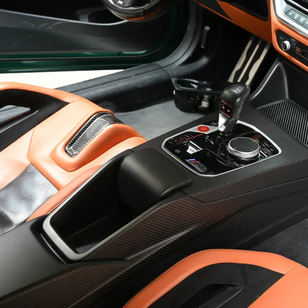 CSL Style Carbon Fiber Center Console - BMW G80 M3 & G82/G83 M4 & G87 M2