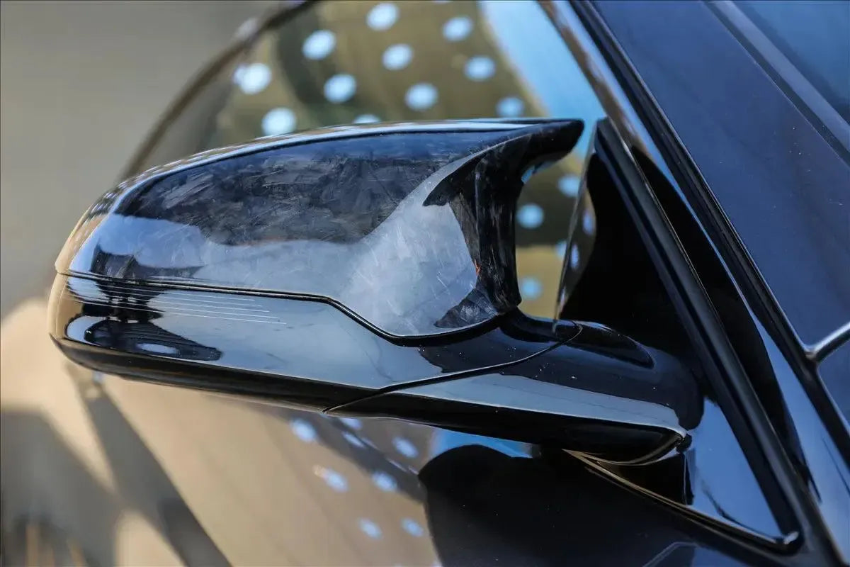 Forged Carbon Fiber Mirror Cap Set - BMW F80 M3, F82 / F83 M4, & F87 M2C