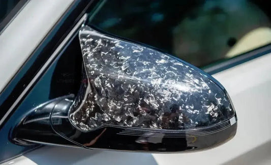 Forged Carbon Fiber Mirror Cap Set - BMW F80 M3, F82 / F83 M4, & F87 M2C