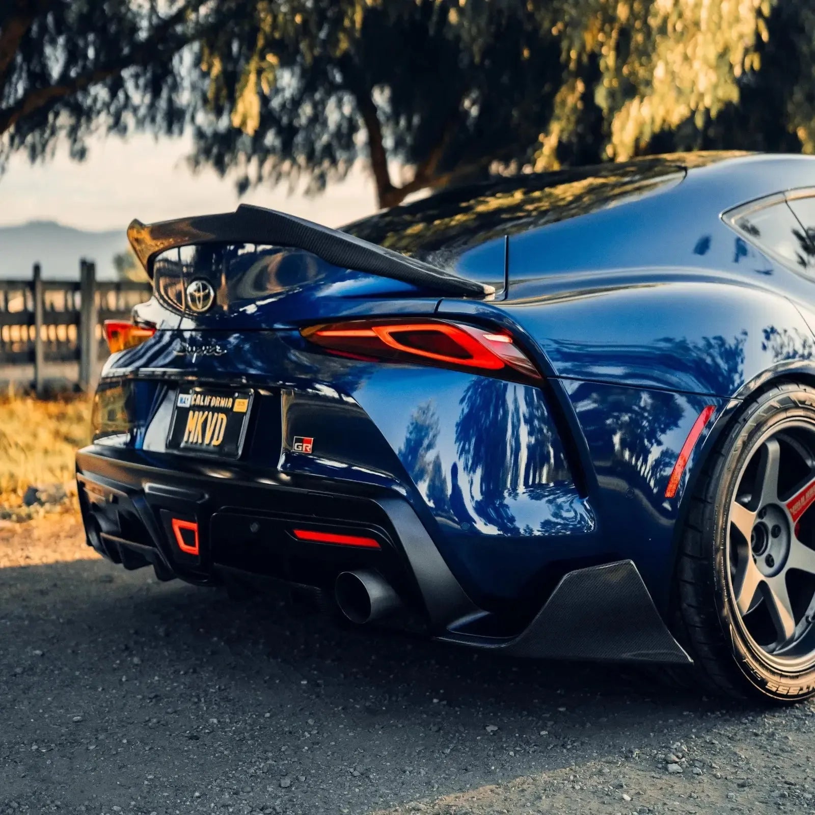 High Kick Carbon Fiber Trunk Spoiler - Toyota A90 GR Supra