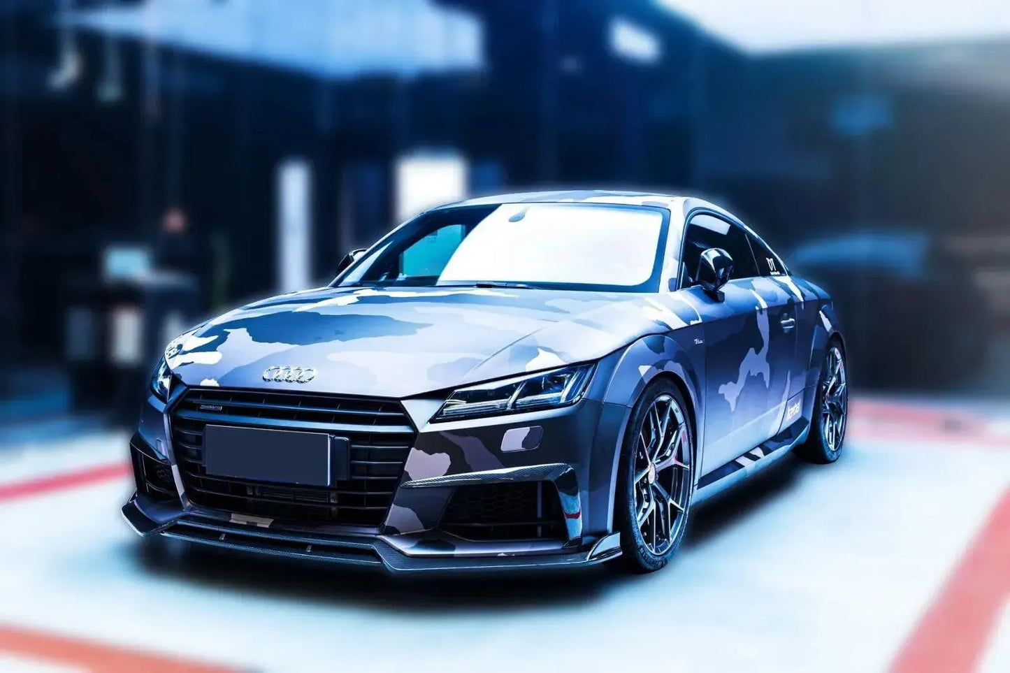 KB Style Carbon Fiber Front Lip - Audi TTS MK3 8S