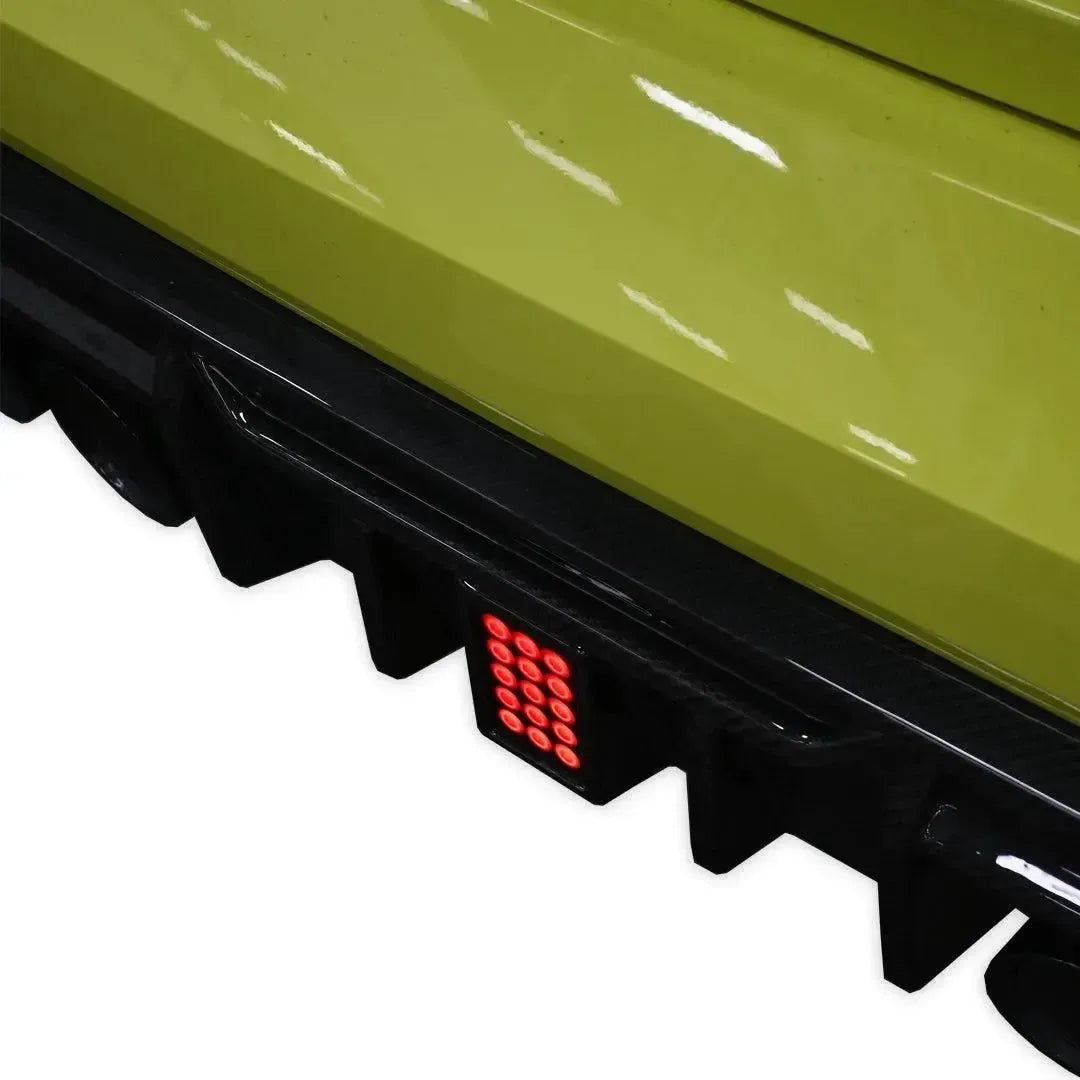 MHC Style Carbon Fiber Rear Diffuser with Break Light - BMW G80 M3 & G82/G83 M4