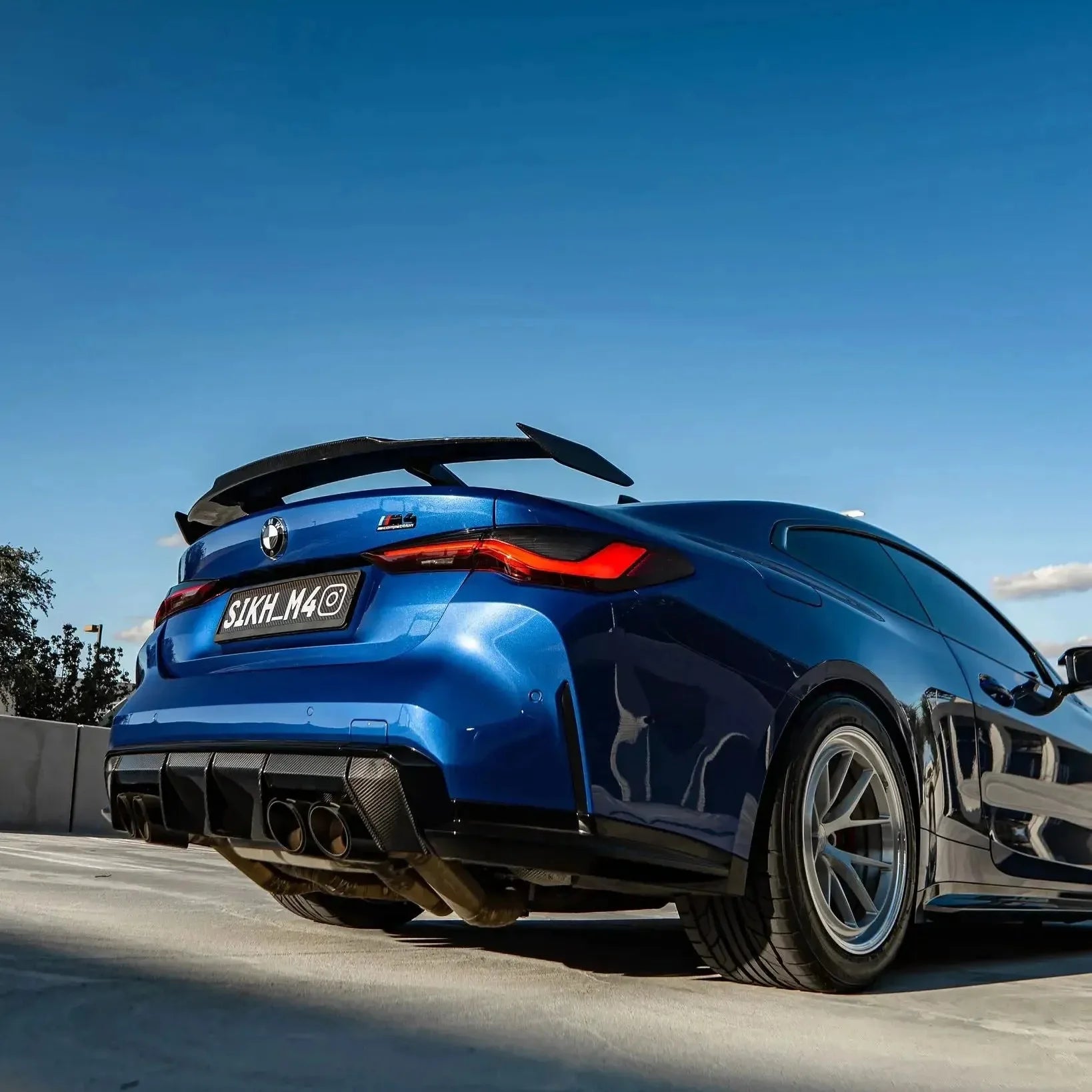 MP Style Carbon Fiber Rear Wing - BMW G80 M3 & G82 M4