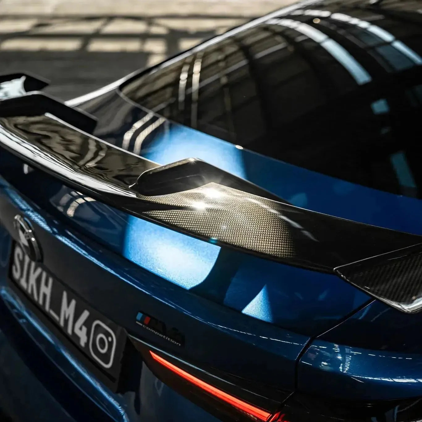 MP Style Carbon Fiber Rear Wing - BMW G80 M3 & G82 M4