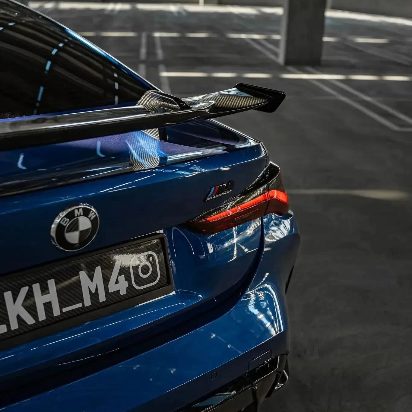 MP Style Carbon Fiber Rear Wing - BMW G80 M3 & G82 M4