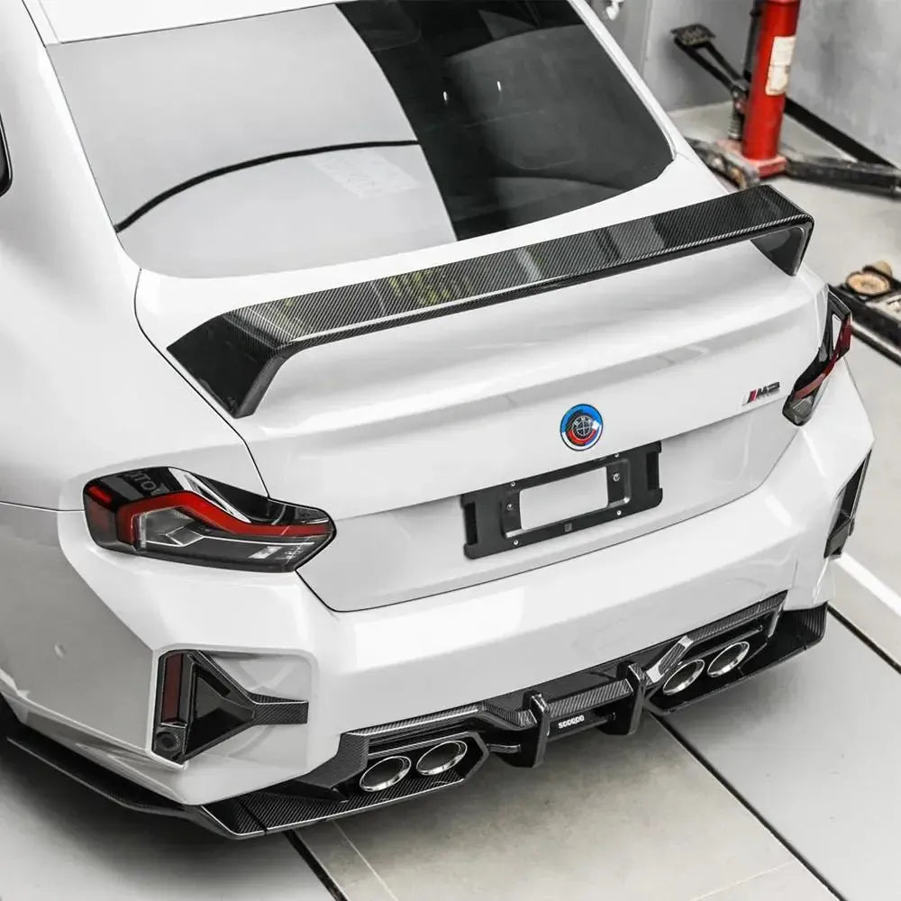 MP Style Carbon Fiber Rear Wing - BMW G87 M2 & G42 2 Series