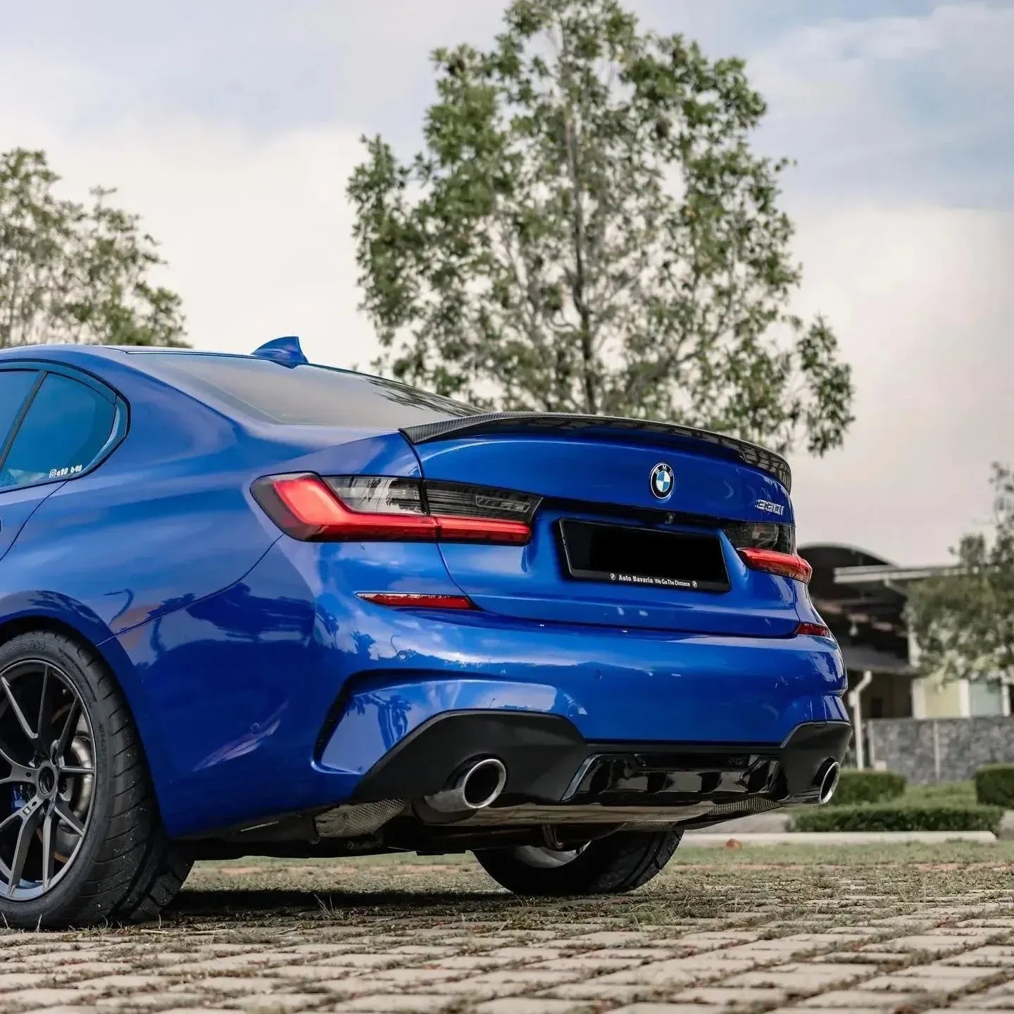 MP Style Carbon Fiber Trunk Spoiler - BMW G80 M3 & G20 3 Series