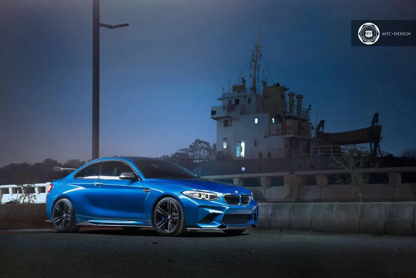 MTC Style Carbon Fiber Side Skirts - BMW F87 M2