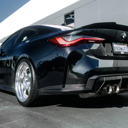 OEM Style Carbon Fiber Rear Canard Splitters - BMW G80 M3 & G82/G83 M4