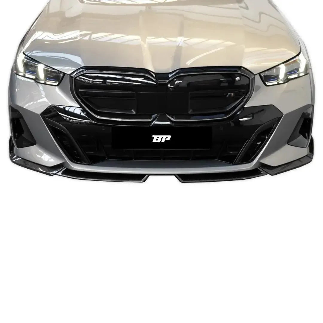 P Style Carbon Fiber Front Lip - BMW G60 5 Series M-Sport
