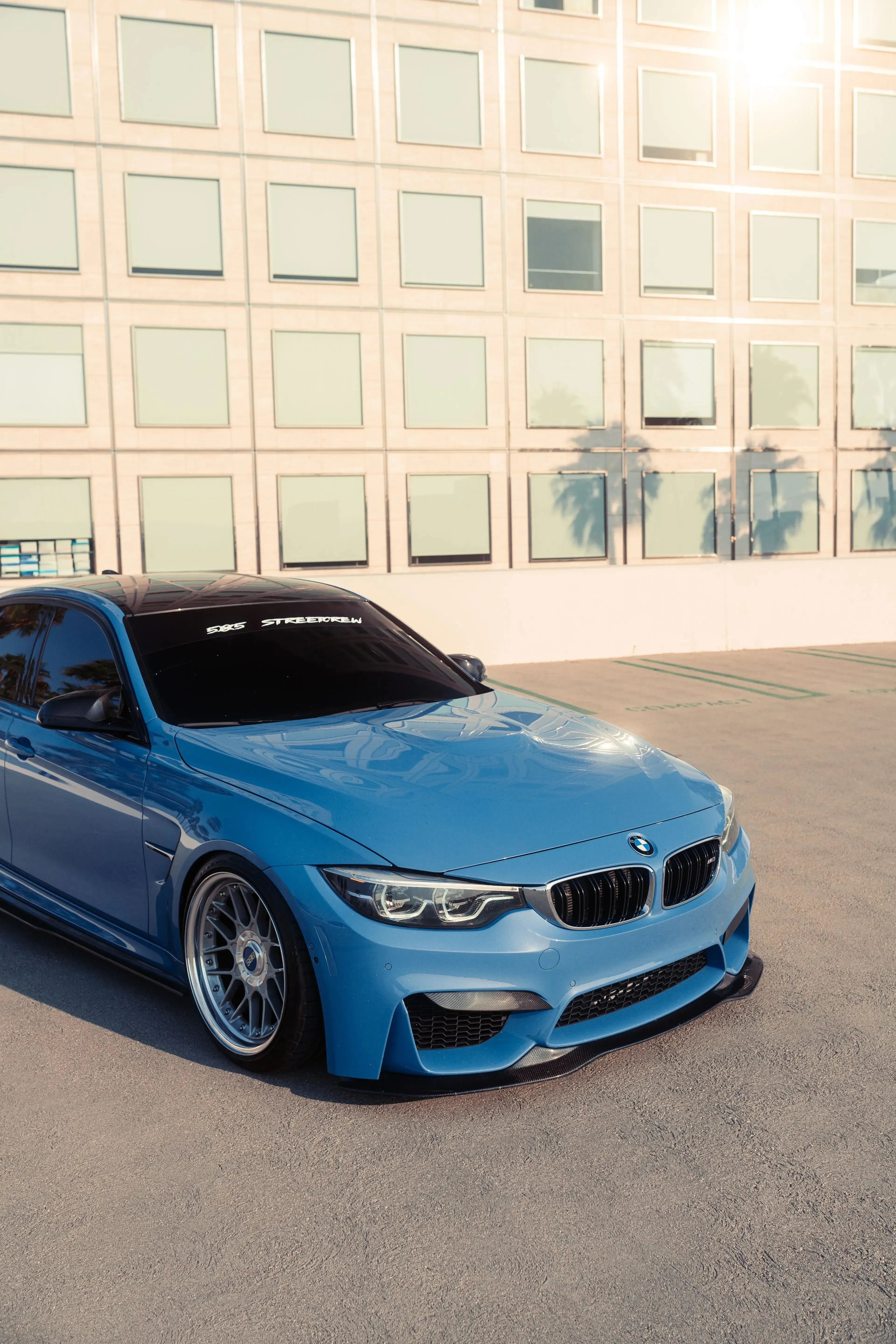 PSM Style Carbon Fiber Front Lip - BMW F80 M3 & F82/F83 M4