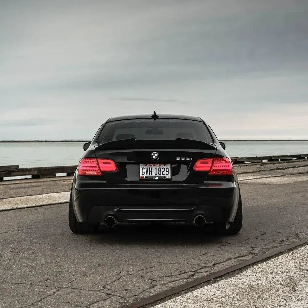 PSM Style High Kick Carbon Fiber Trunk Spoiler - BMW E90 / E92 / E93 M3 & 3 Series