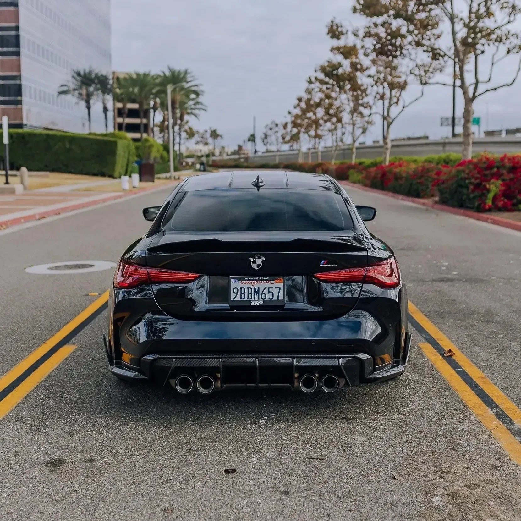 PSM Style High Kick Carbon Fiber Trunk Spoiler - BMW G82 M4 & G22 4 Series
