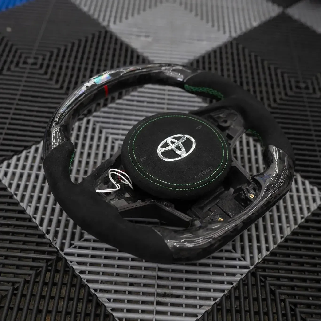 Pre-Configured Carbon Fiber Steering Wheel – Ready to Ship Today