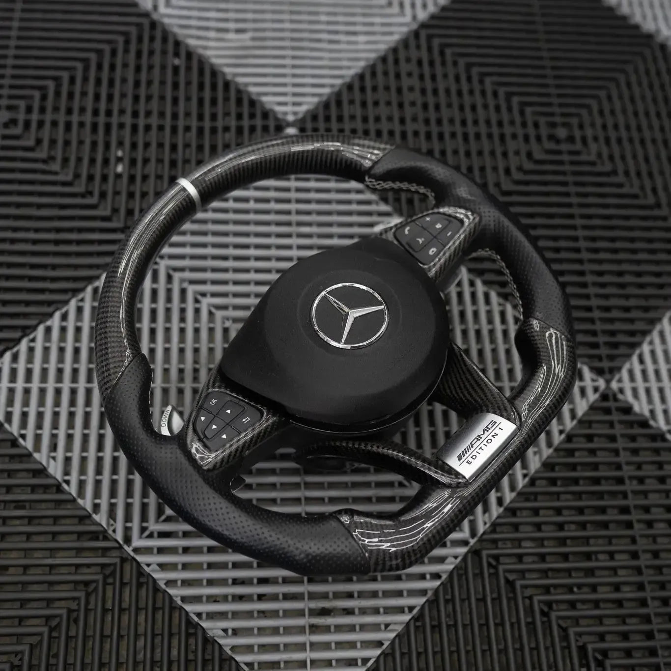 Pre-Configured Carbon Fiber Steering Wheel – Ready to Ship Today