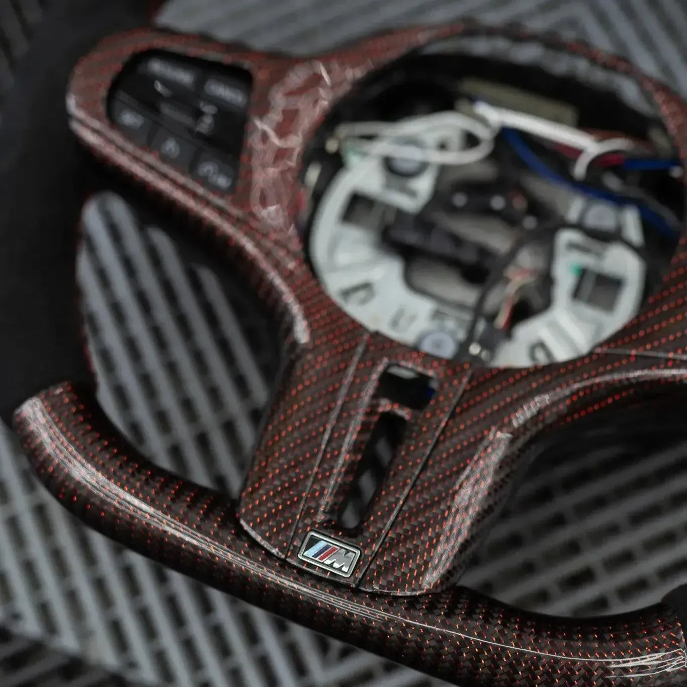 Pre-Configured Carbon Fiber Steering Wheel – Ready to Ship Today