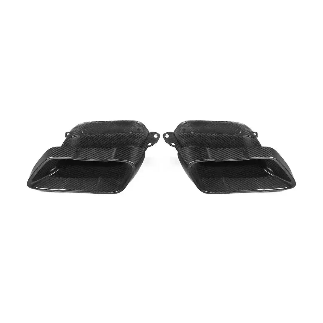 SQ Style Carbon Fiber Exhaust Tips - BMW G05 X5