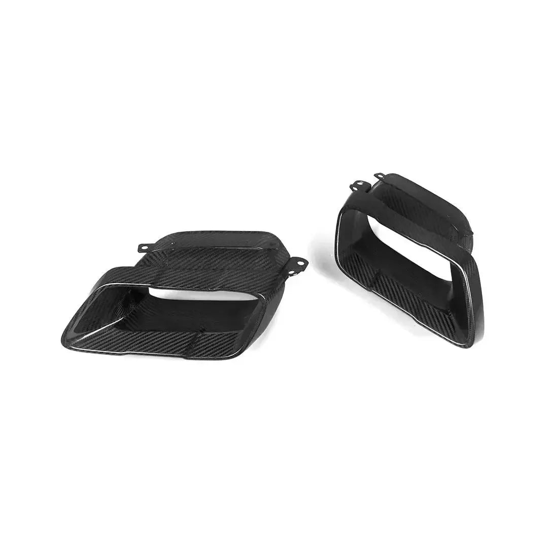 SQ Style Carbon Fiber Exhaust Tips - BMW G05 X5