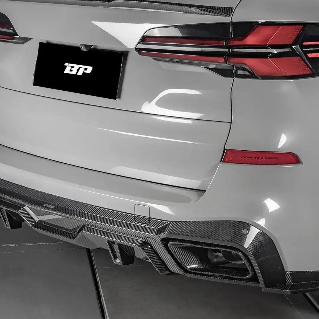 SQ Style Carbon Fiber Exhaust Tips - BMW G05 X5