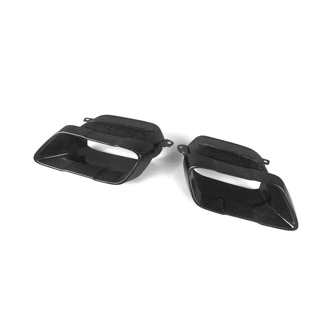 SQ Style Carbon Fiber Exhaust Tips - BMW G05 X5
