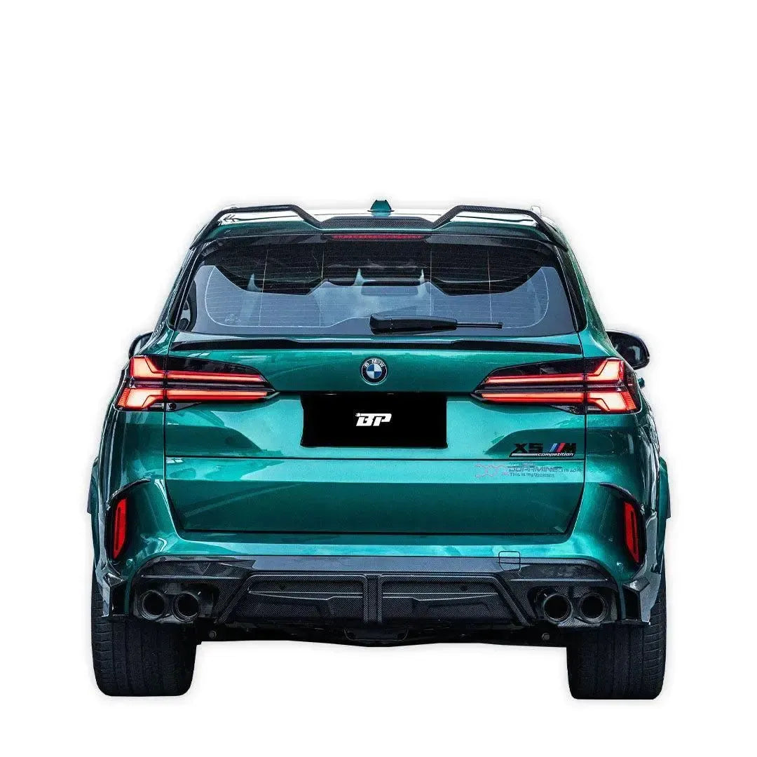 SQ Style Carbon Fiber Diffuser With or Without Brake Light - BMW F95 X5M