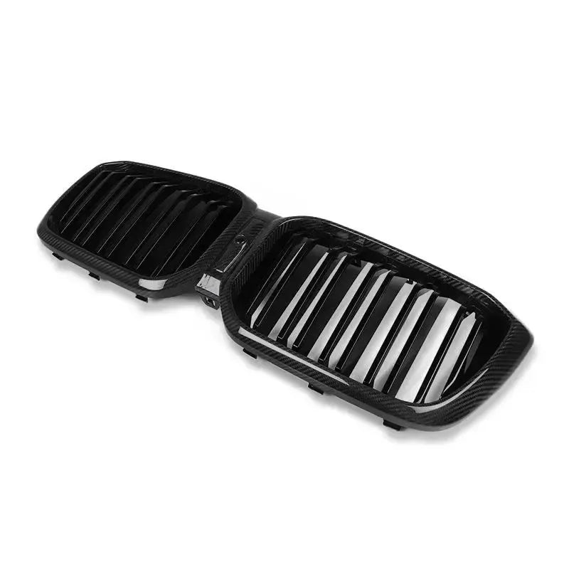 Dual Slat Carbon Fiber Front Grilles - BMW F97 X3M F98 X4M LCI
