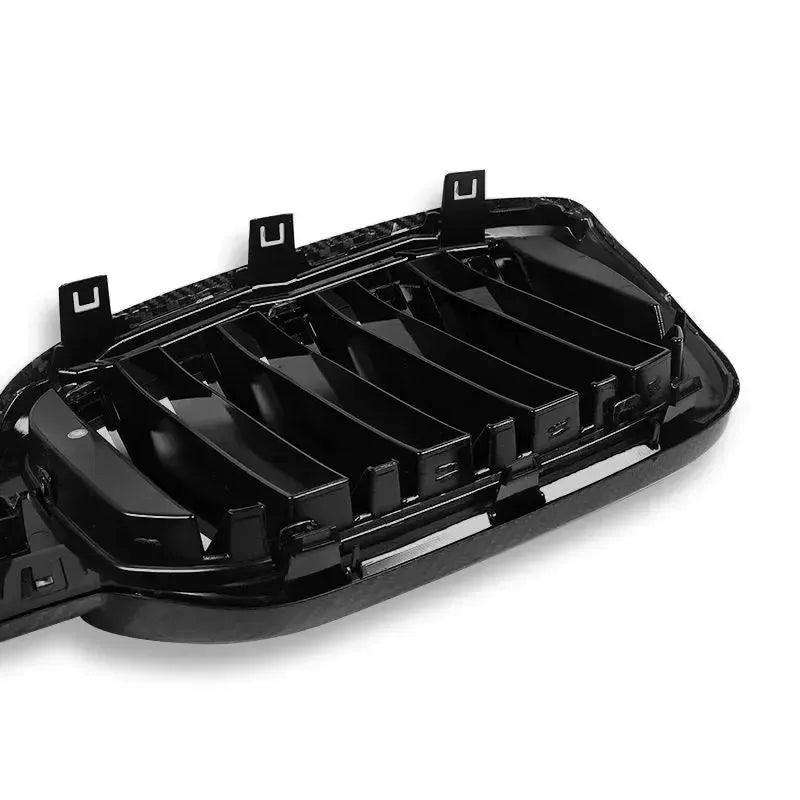 Dual Slat Carbon Fiber Front Grilles - BMW F97 X3M F98 X4M LCI