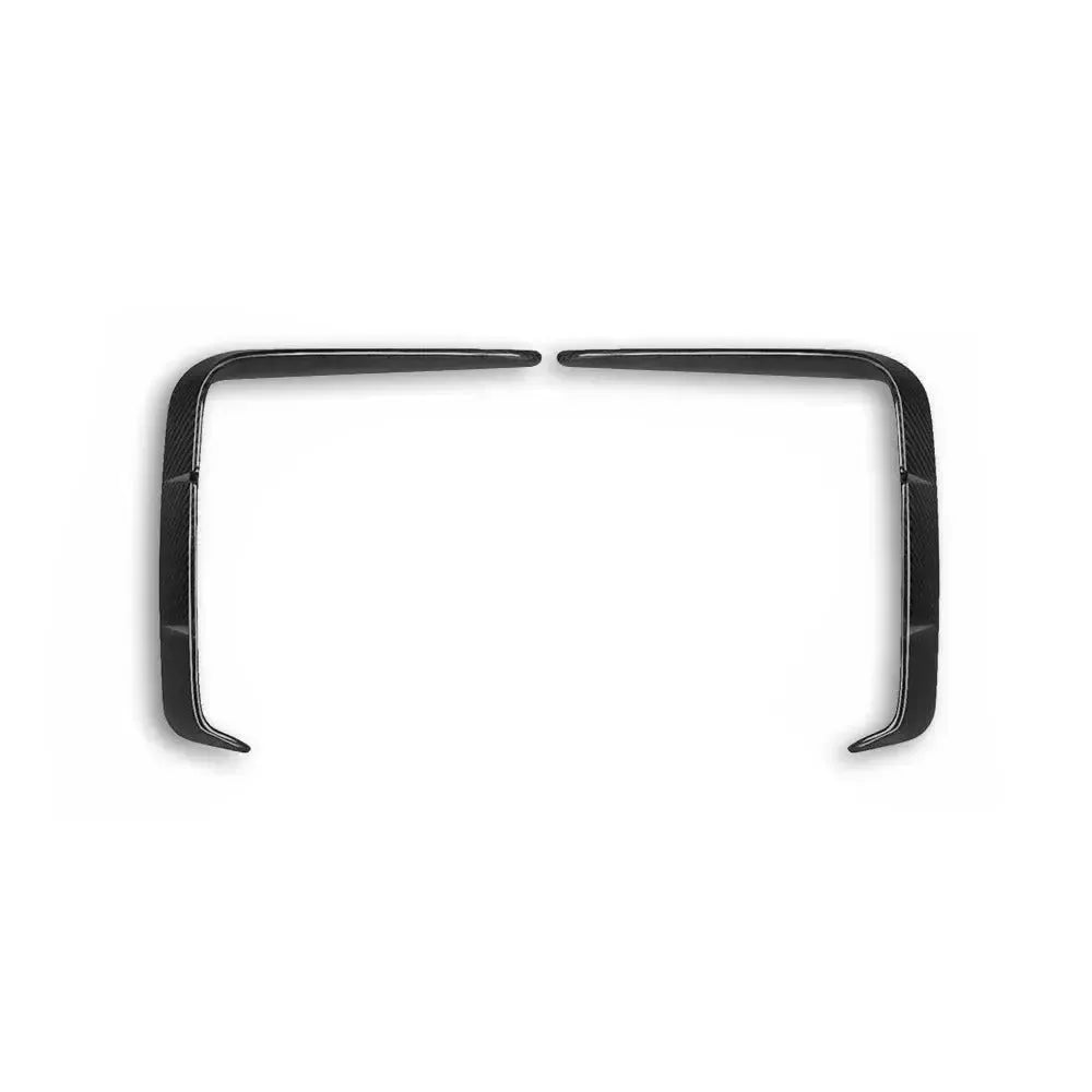 SQ Style Carbon Fiber Front Bumper Splitters - BMW G22/G23 4 Series