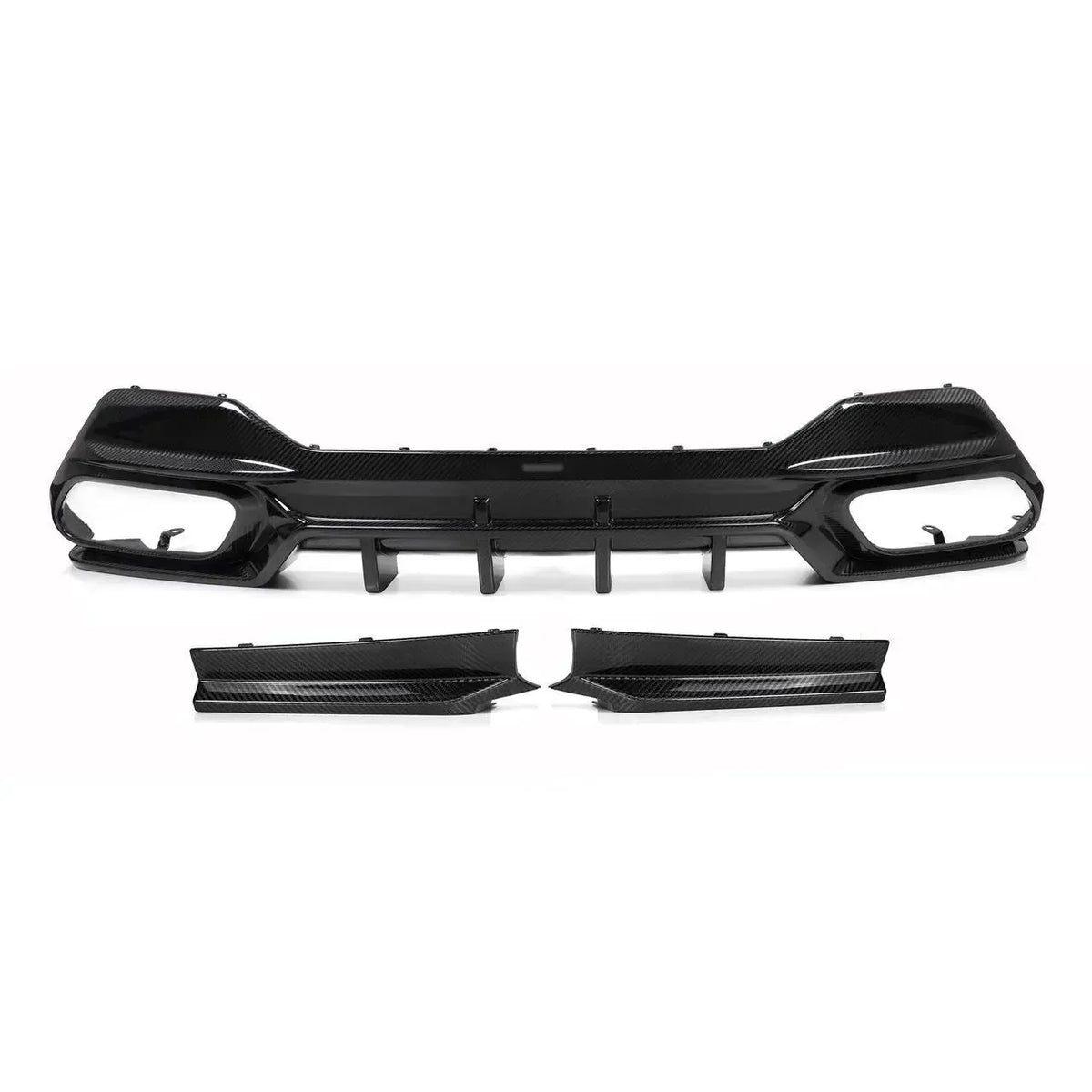 SQ Style Carbon Fiber Rear Diffuser - BMW G16 8 Series