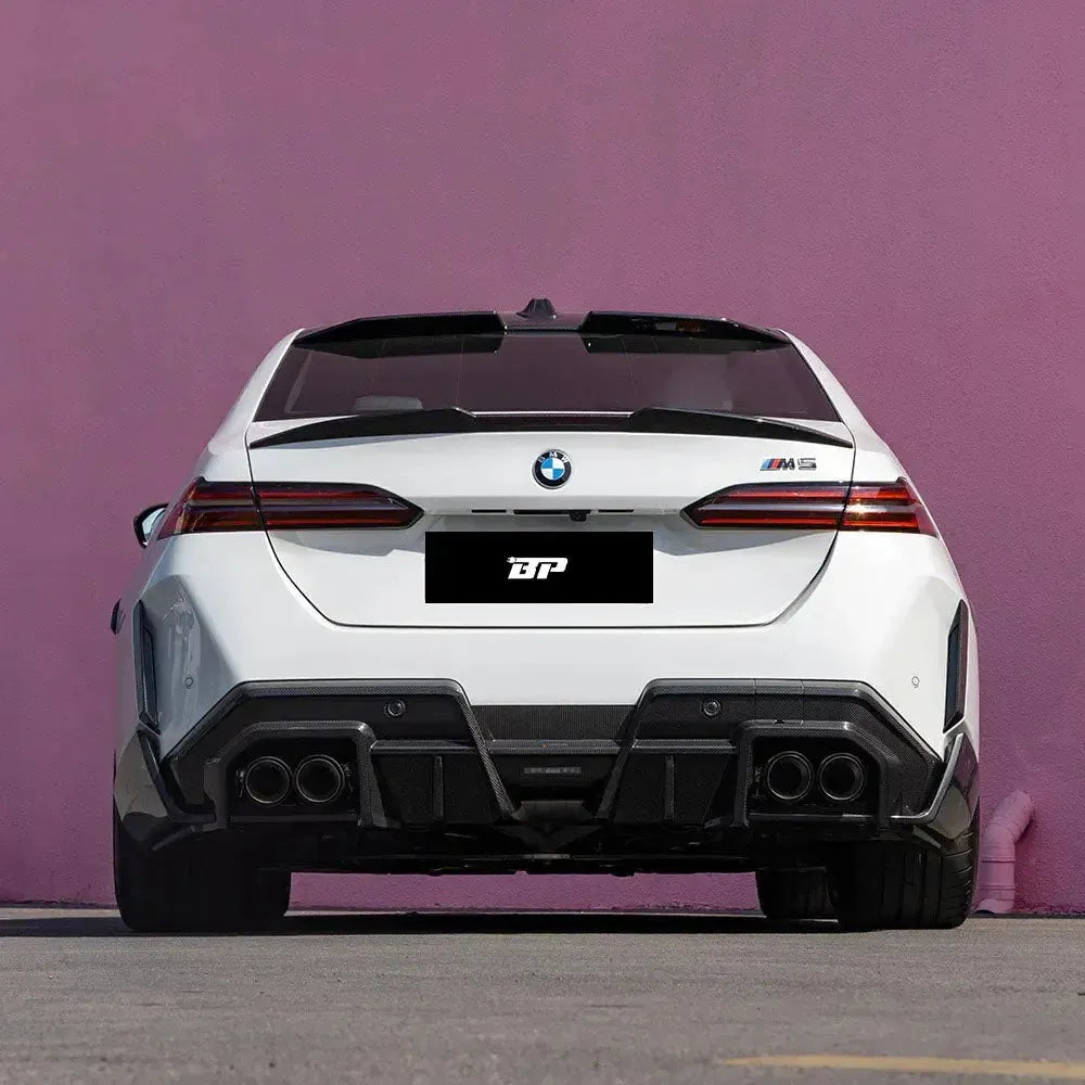 SQ Style Carbon Fiber Rear Trunk Spoiler - BMW G90 M5