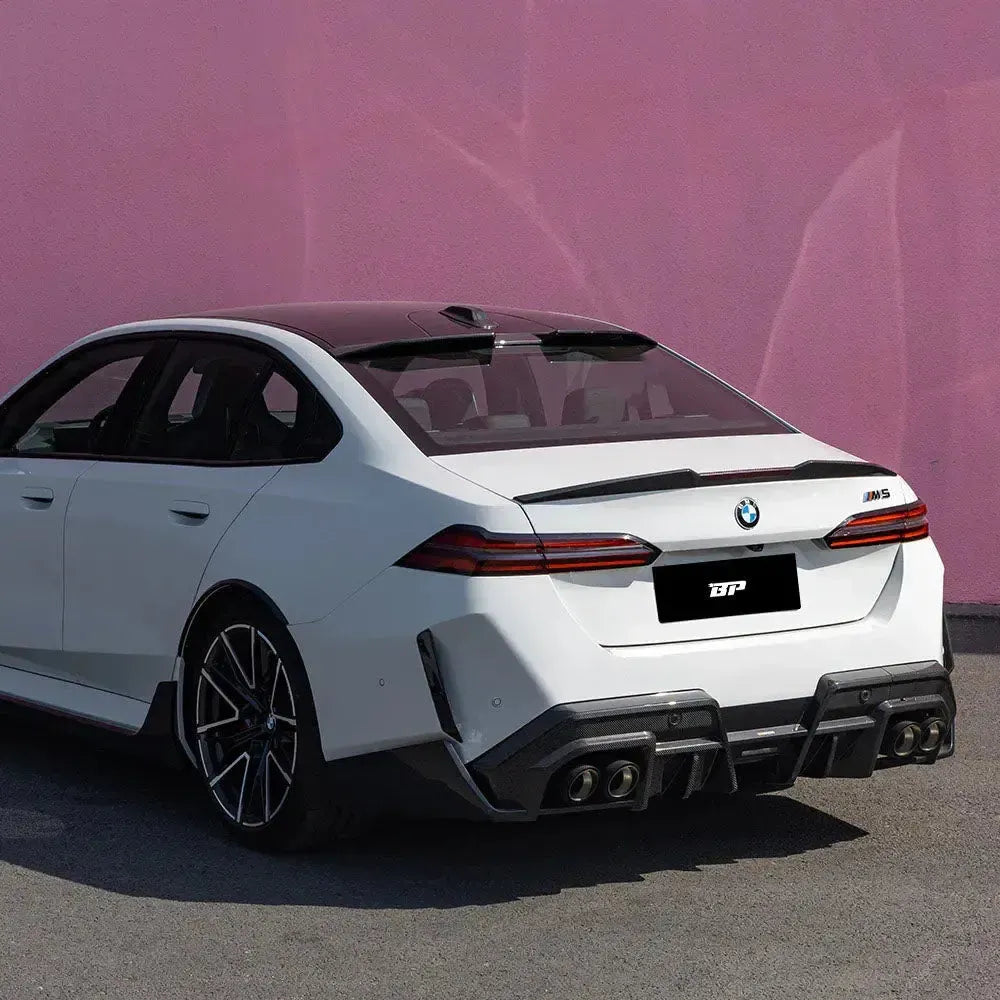 SQ Style Carbon Fiber Rear Trunk Spoiler - BMW G90 M5