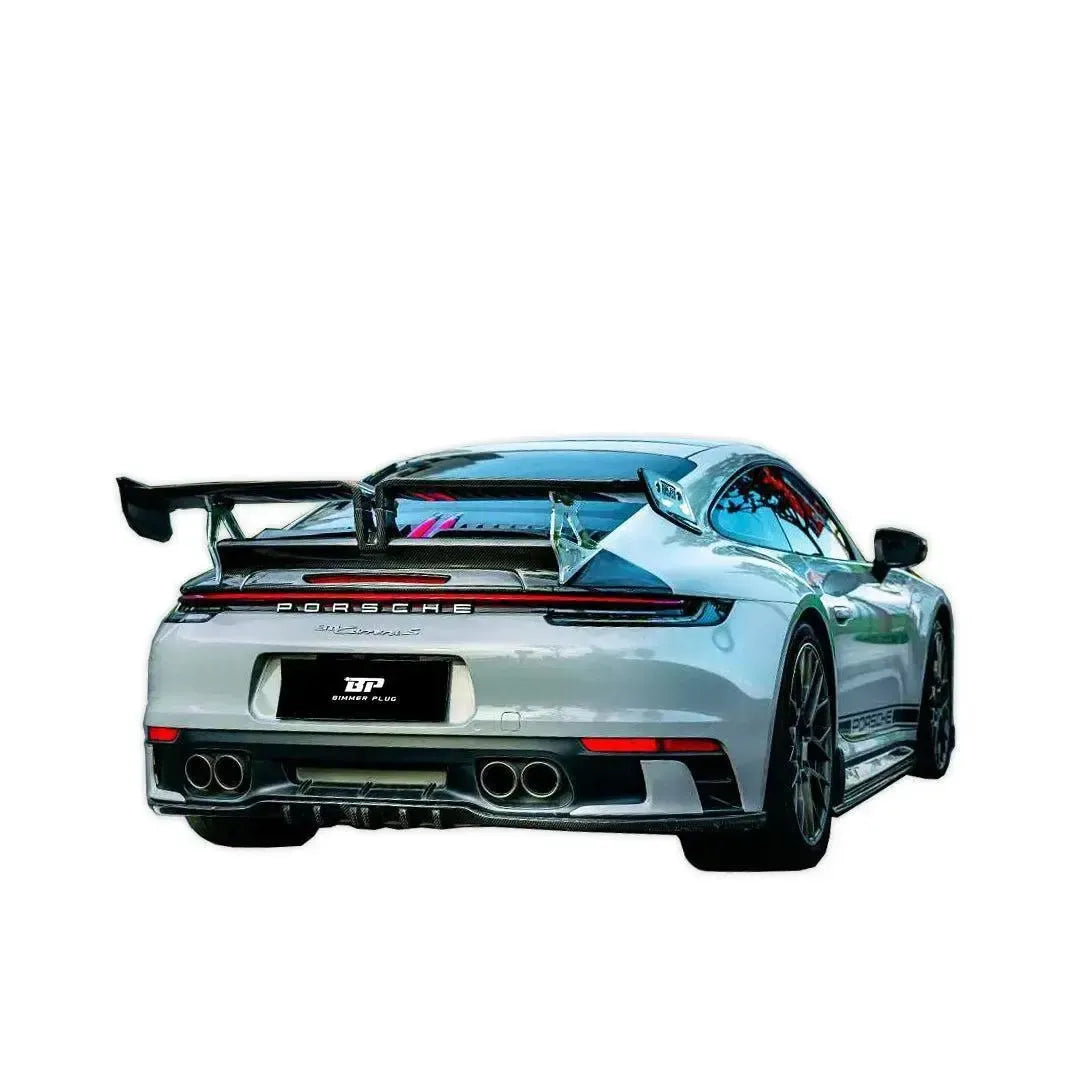 TA Style Carbon Fiber Rear Wing - Porsche 992.1 911 Carrera & Carrera S